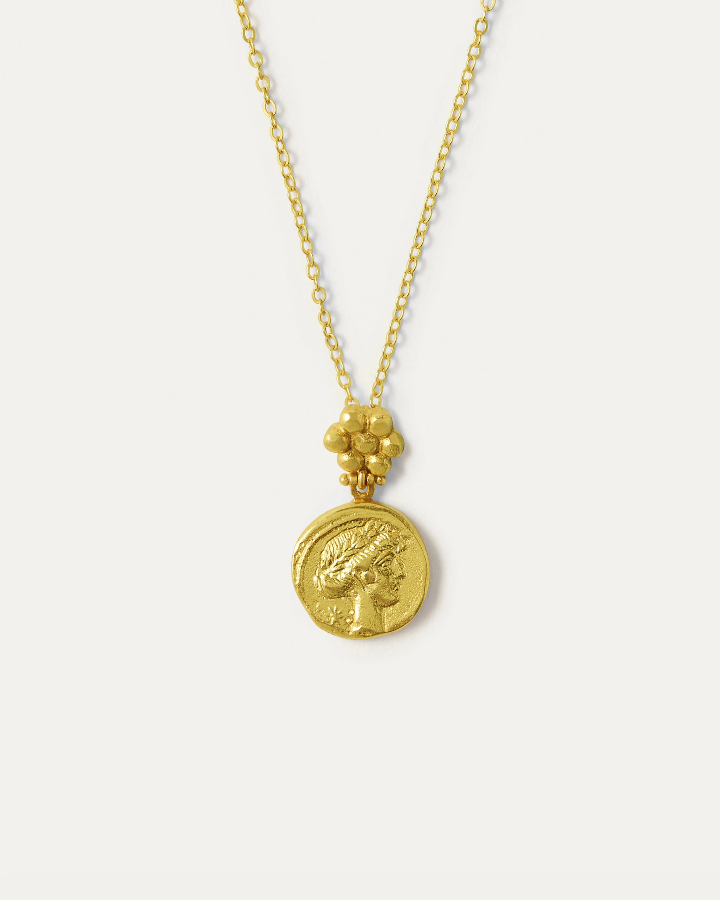Goddess Demeter Coin Pendant Necklace | Sustainable Jewellery by Ottoman Hands | Ottoman Hands