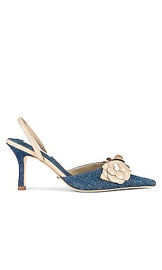 Tony Bianco Spencer Vintage Slingback Heel in Denim from Revolve.com | Revolve Clothing (Global)