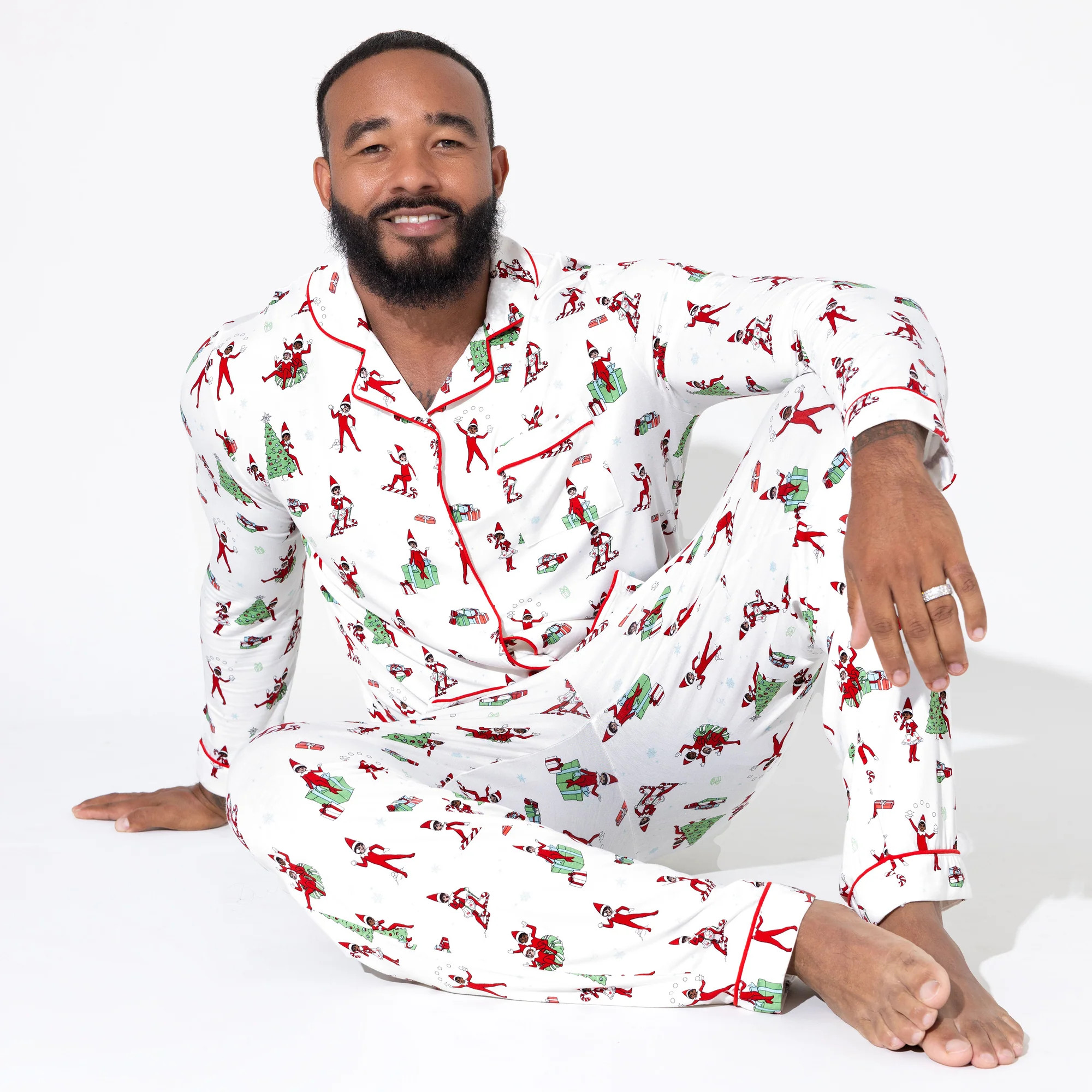 The Elf On The Shelf Bamboo Men's Pajama Set | Bellabu Bear