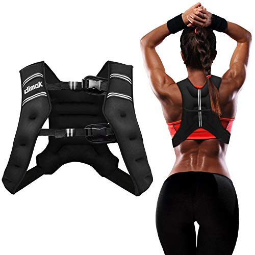 dimok Sport Weighted Vest 12 pounds Cardio Strength Training Workout Equipment Body Weight Vest for Running Walking Men Women Youth (12 LBS) | Amazon (US)