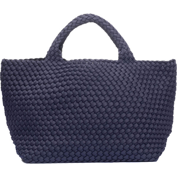 St Barths Medium Tote, Ink Blue | Maisonette