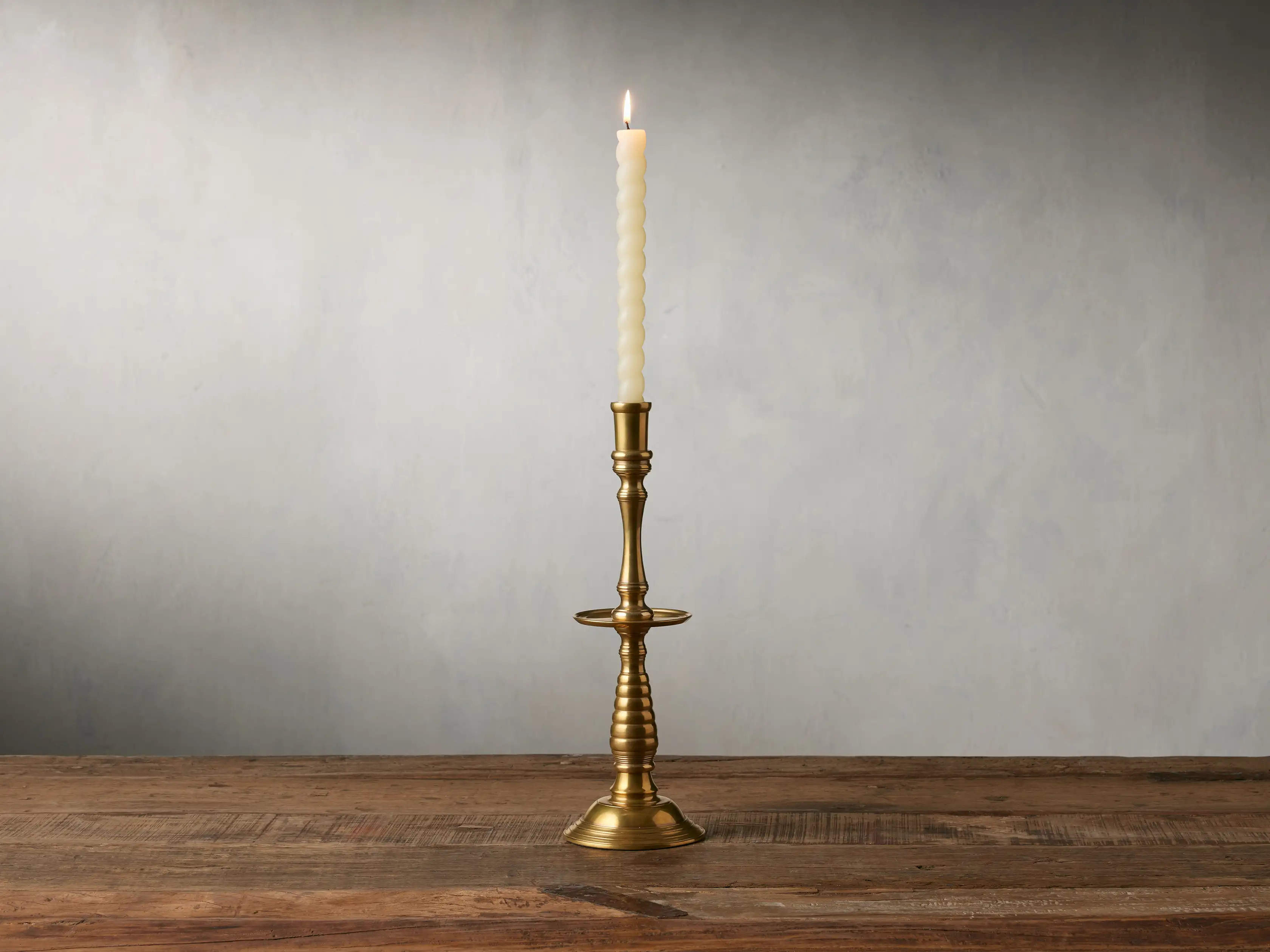 Twist Taper Candle (Set of 2) | Arhaus