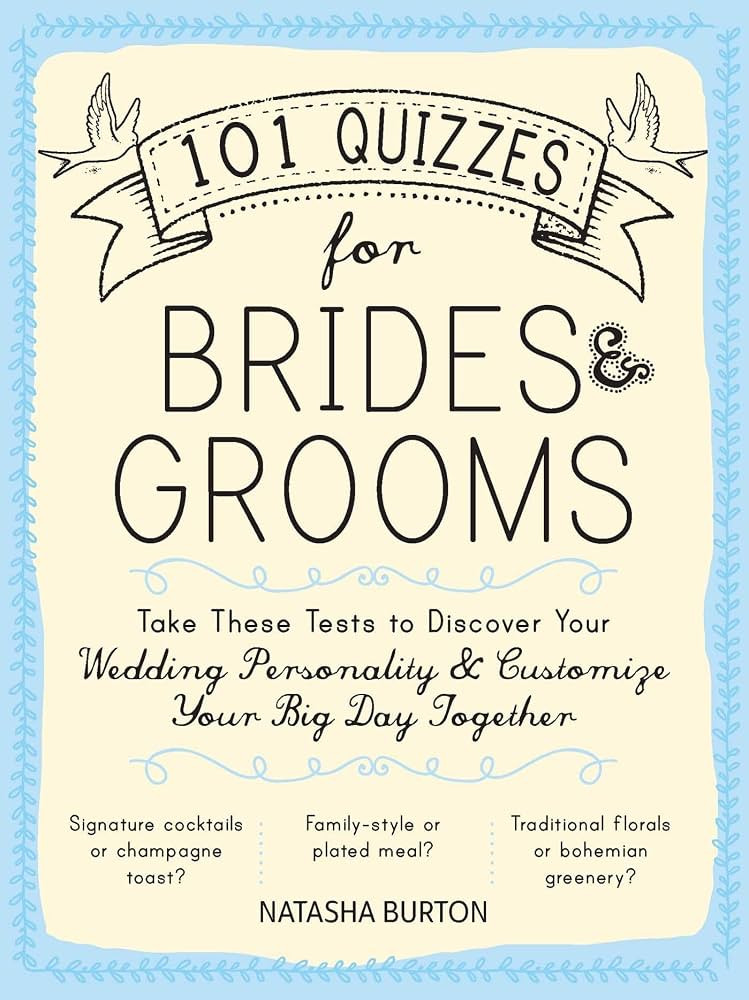 101 Quizzes for Brides and Grooms: Take These Tests to Discover Your Wedding Personality and Cust... | Amazon (US)