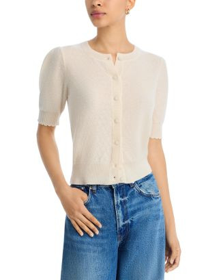 The Cashmere Pointelle Cardigan | Bloomingdale's (US)