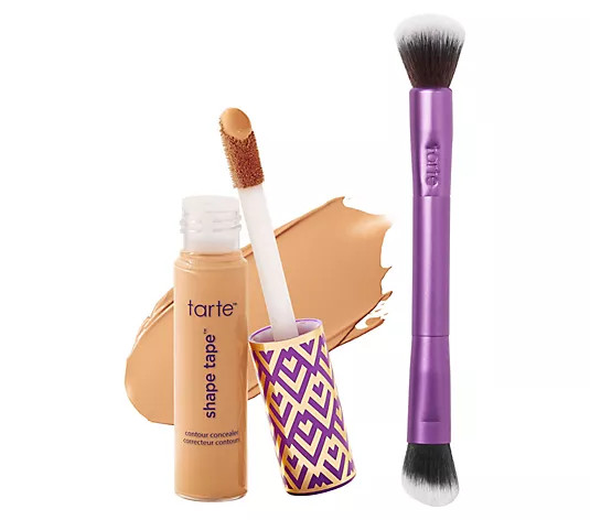 tarte Shape Tape Concealer & Brush | QVC