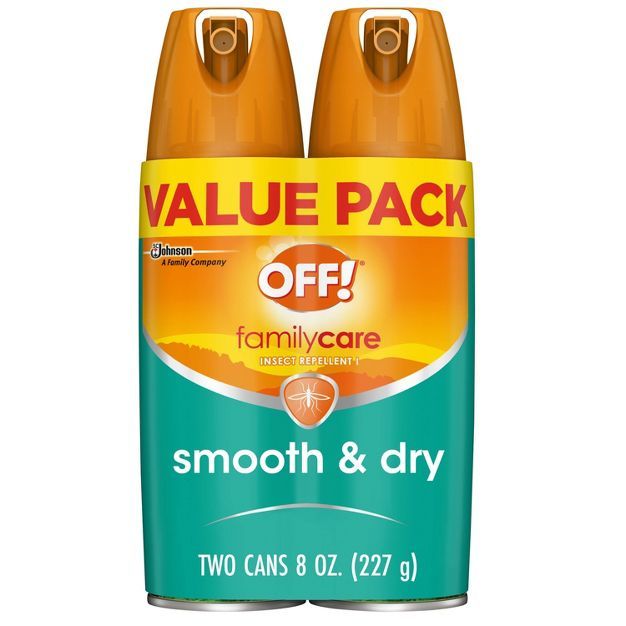 OFF! FamilyCare Mosquito Repellent Smooth & Dry - 8oz/2ct | Target