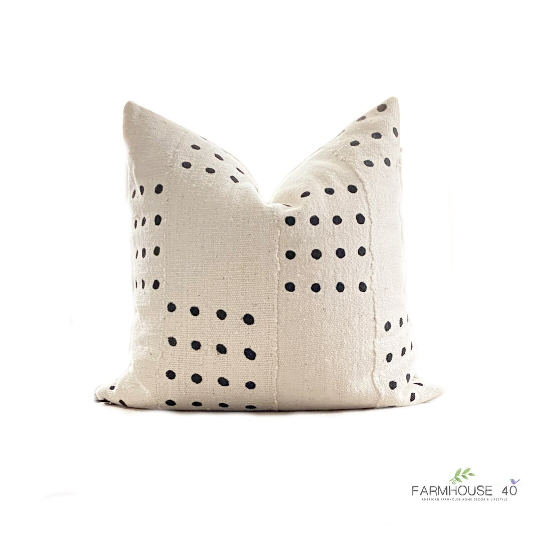 THE ELLA Authentic African Mudcloth Lumbar Pillow Cover - Etsy | Etsy (US)