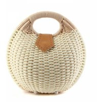 2017 Fashion Womens Handbag Rustic Straw Bag Rattan Bag Handbag Shell 6 Colors B | Bonanza (Global)
