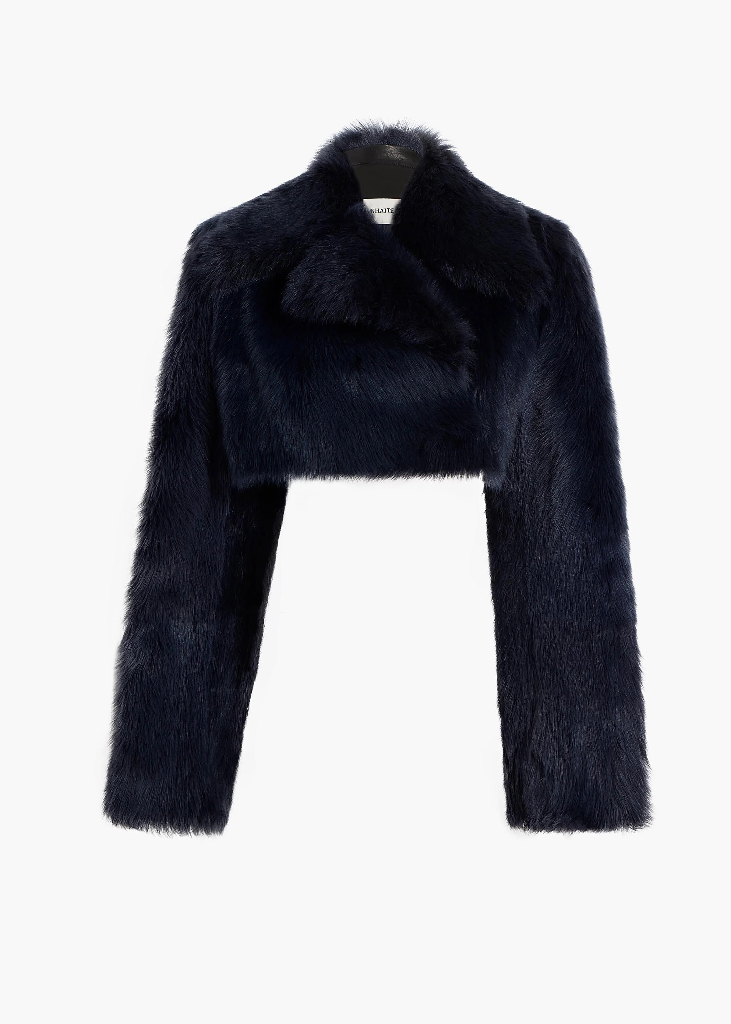 KHAITE - Stallone Shearling Jacket In Dark Navy | Khaite