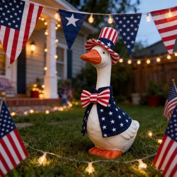 7 Inch 4th of July Patriotic Figurine Decoration Uncle Sam Style Doll Red White Blue Home Tableto... | Walmart (US)