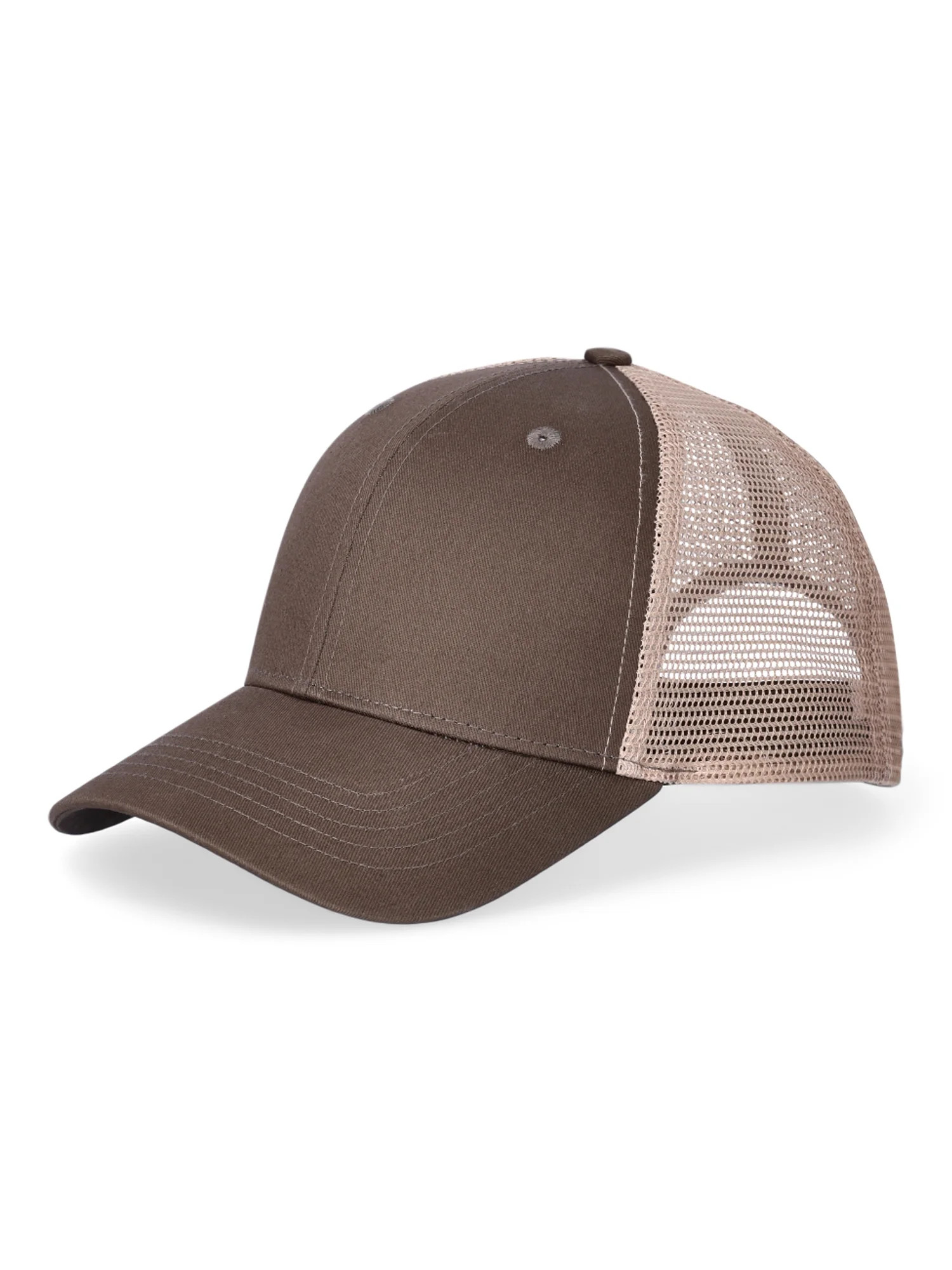 George Men's Cotton Twill Mesh Back Baseball Cap, Olive/Khaki | Walmart (US)