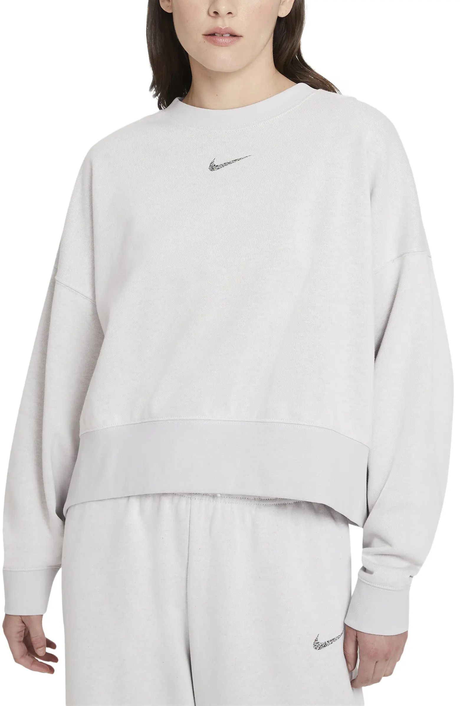 Sportswear Oversize Fleece Crew Sweater | Nordstrom Canada