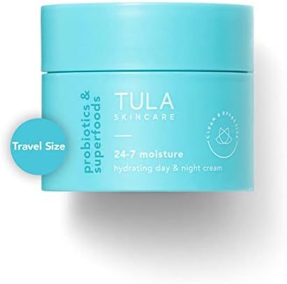TULA Skin Care 24-7 Moisture Hydrating Day and Night Cream (Travel-Size) | Moisturizer for Face, ... | Amazon (US)