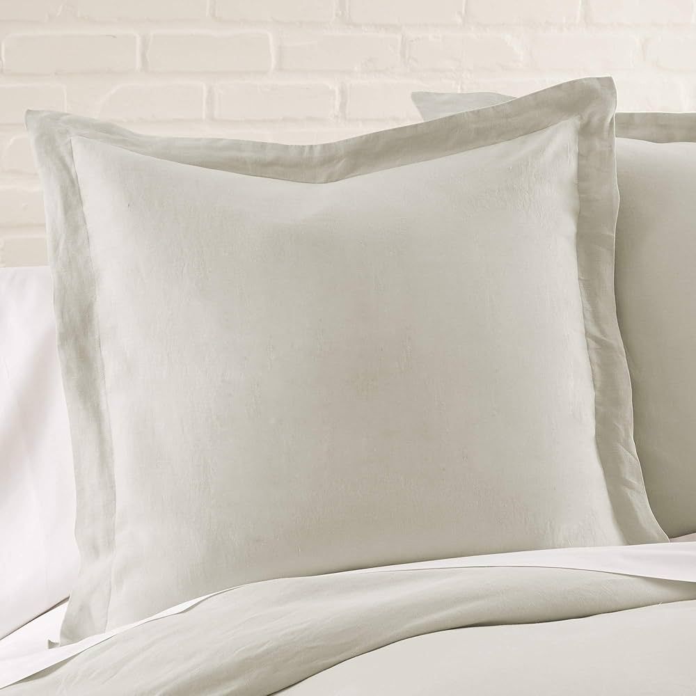Levtex Home - 100% Linen - Euro Sham - Washed Linen in Natural - Sham Size (26 x 26in.) | Amazon (US)