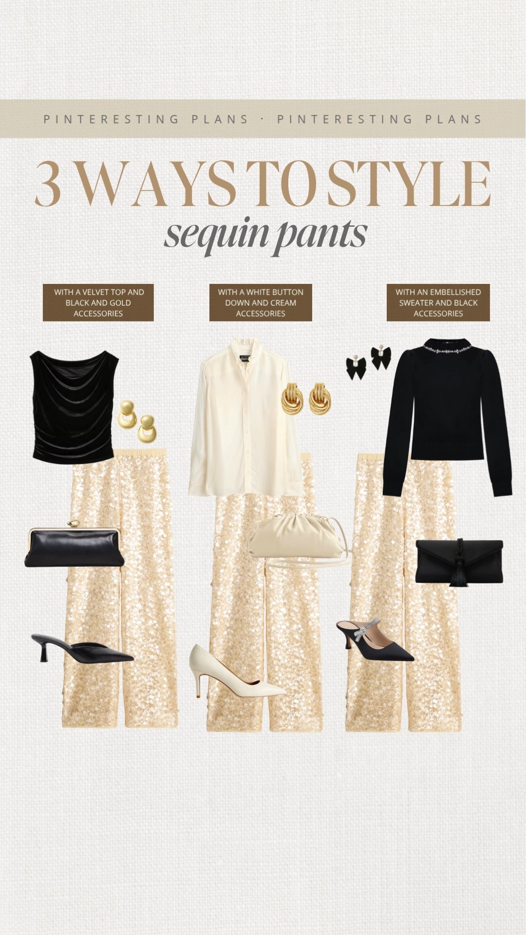 3 ways to style sequin pants 🙌🏻🙌🏻

Holiday style // fall style // fall fashion // sweater //  holiday fashion 

#LTKShoeCrush #LTKStyleTip #LTKHoliday