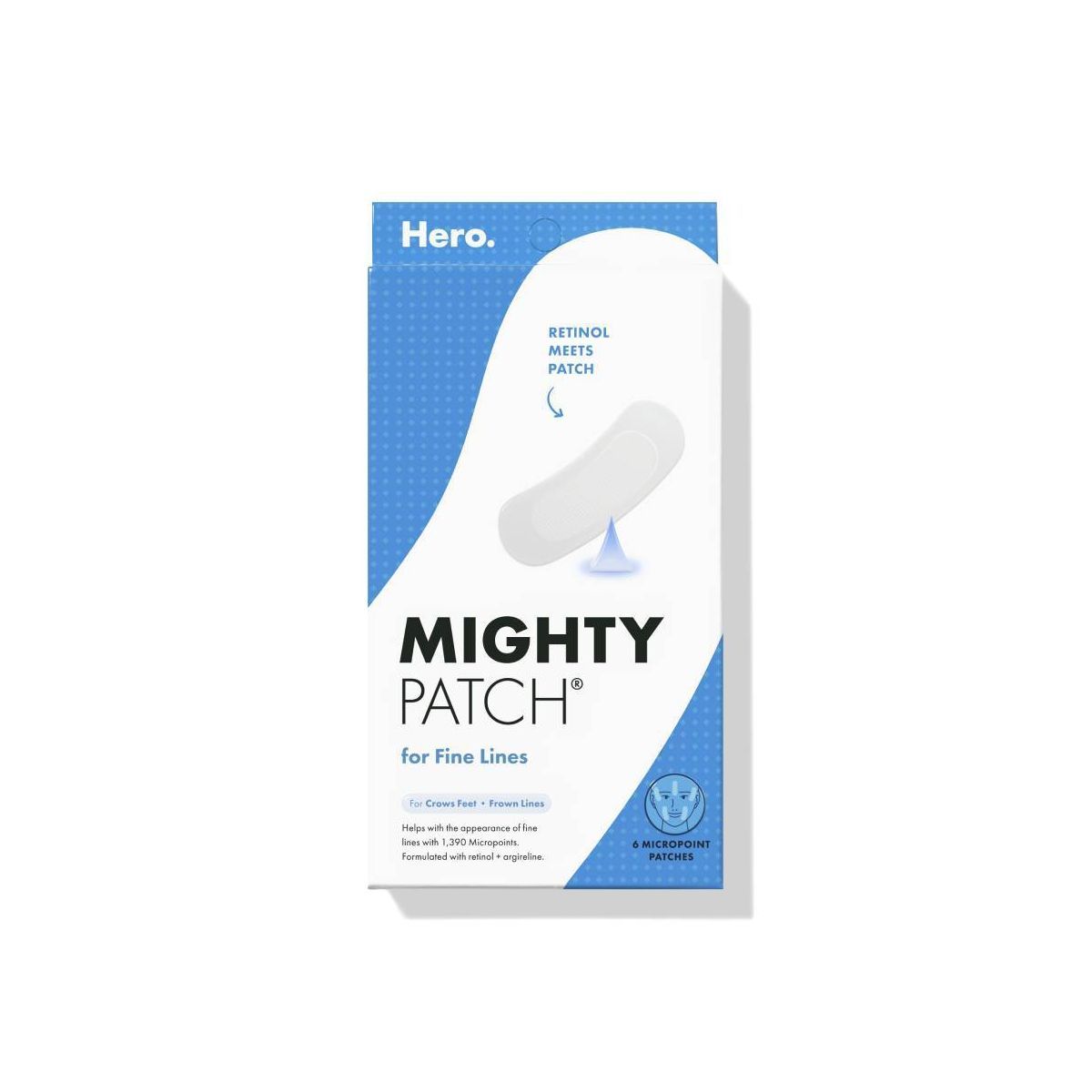 Hero Cosmetics Mighty Face Patches Micropoint for Fine Lines - 6ct | Target