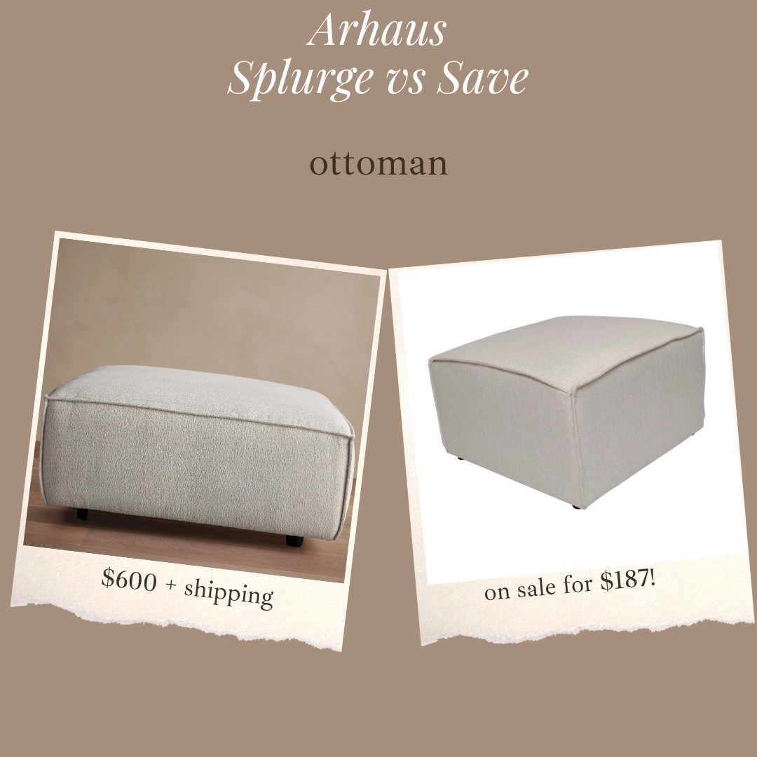 I just found this ottoman on Wayfair & it immediately reminded me so much of my arhaus Coburn ottoman!!!! 😍😍🙌🏻

#LTKSaleAlert #LTKStyleTip #LTKHome