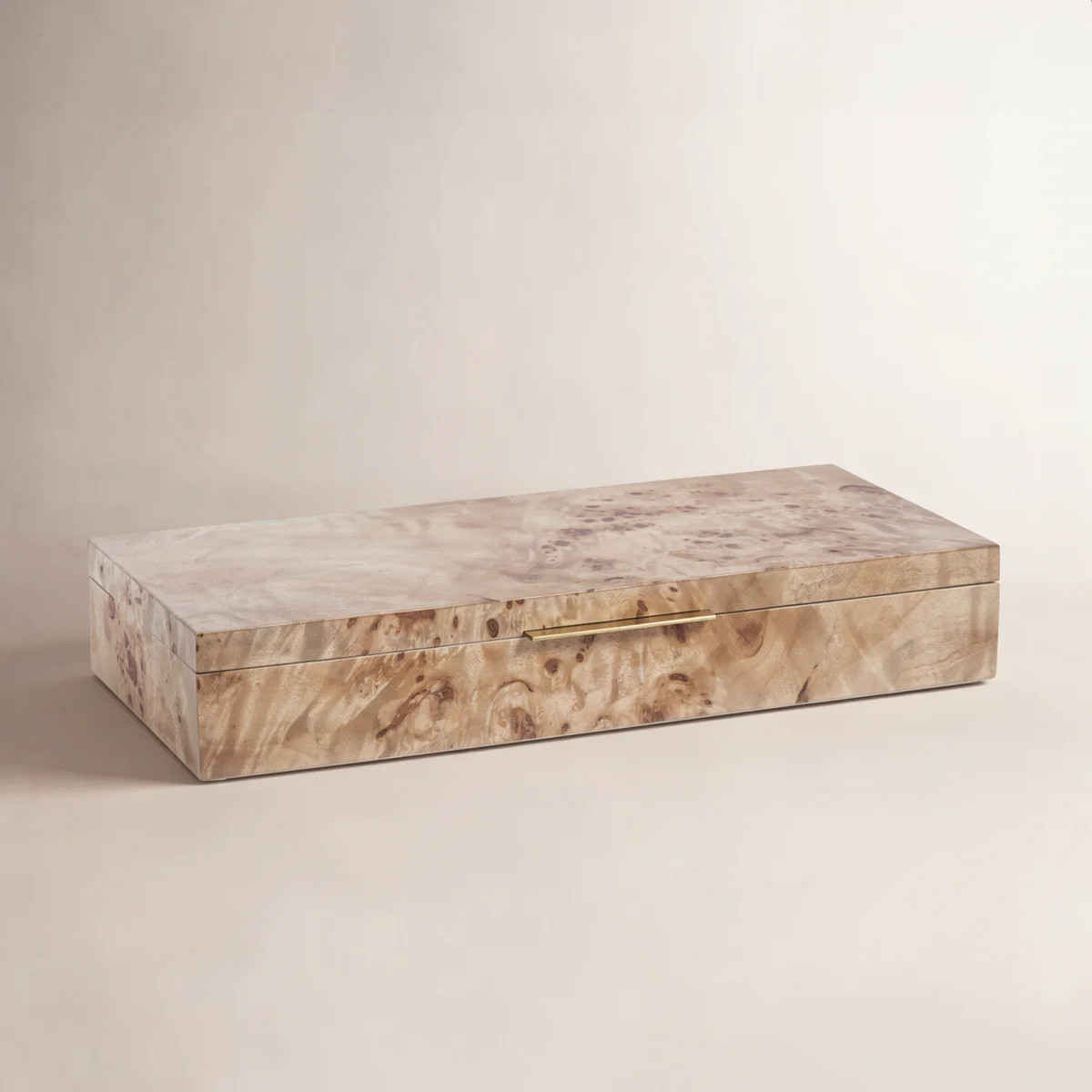 Monterey Burl Veneer/ MDF Decorative Box | Wayfair North America