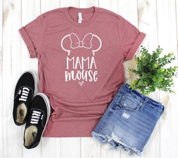 Mama Mouse Shirt / Disney Mom Tee / Disney Mama / Disneyland | Etsy | Etsy (US)