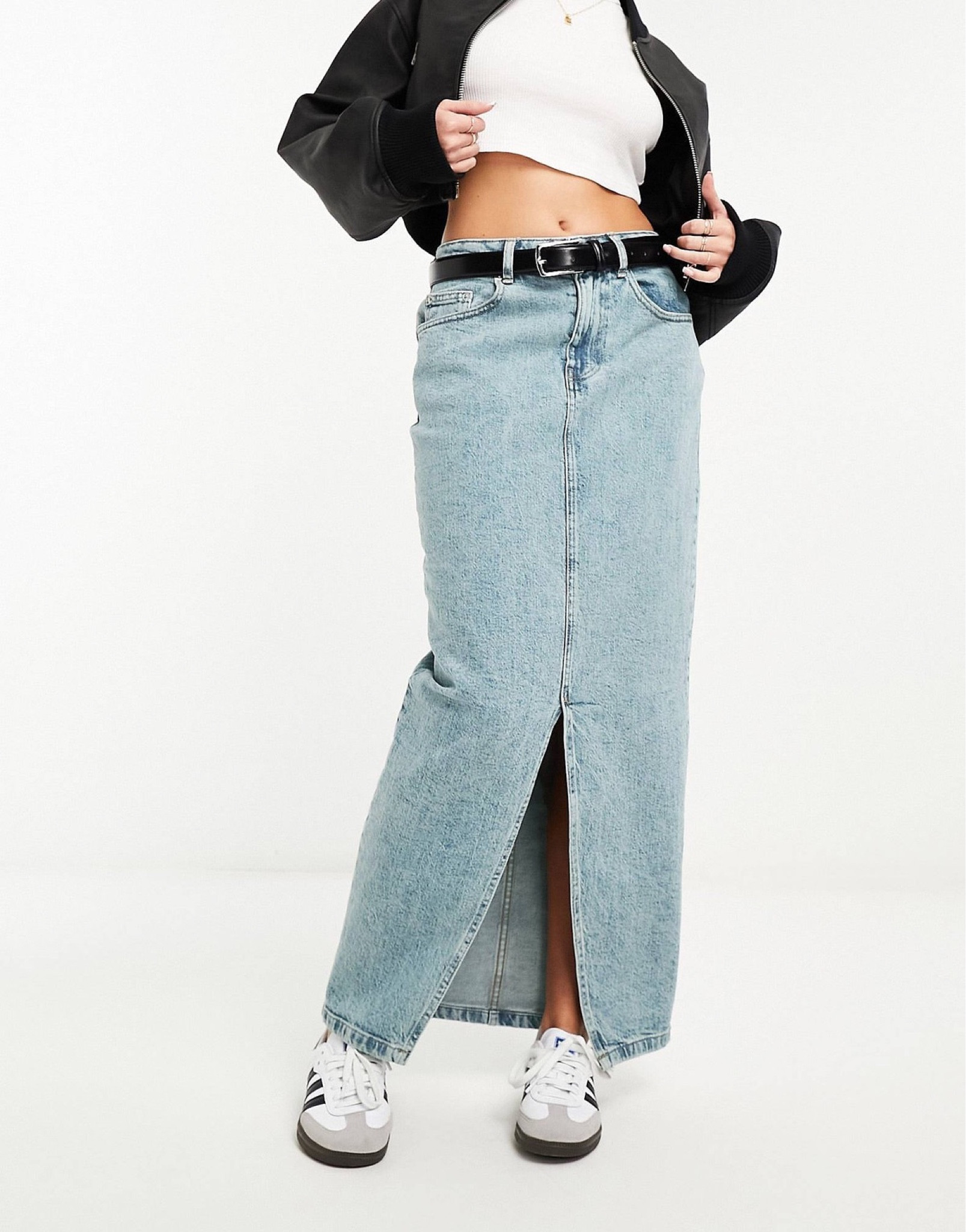DENIM MAXI SKIRT 
