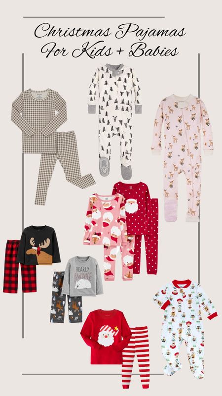 holiday christmas pajamas for kids + babies 🎅🏼

#LTKkids #LTKSeasonal #LTKHoliday