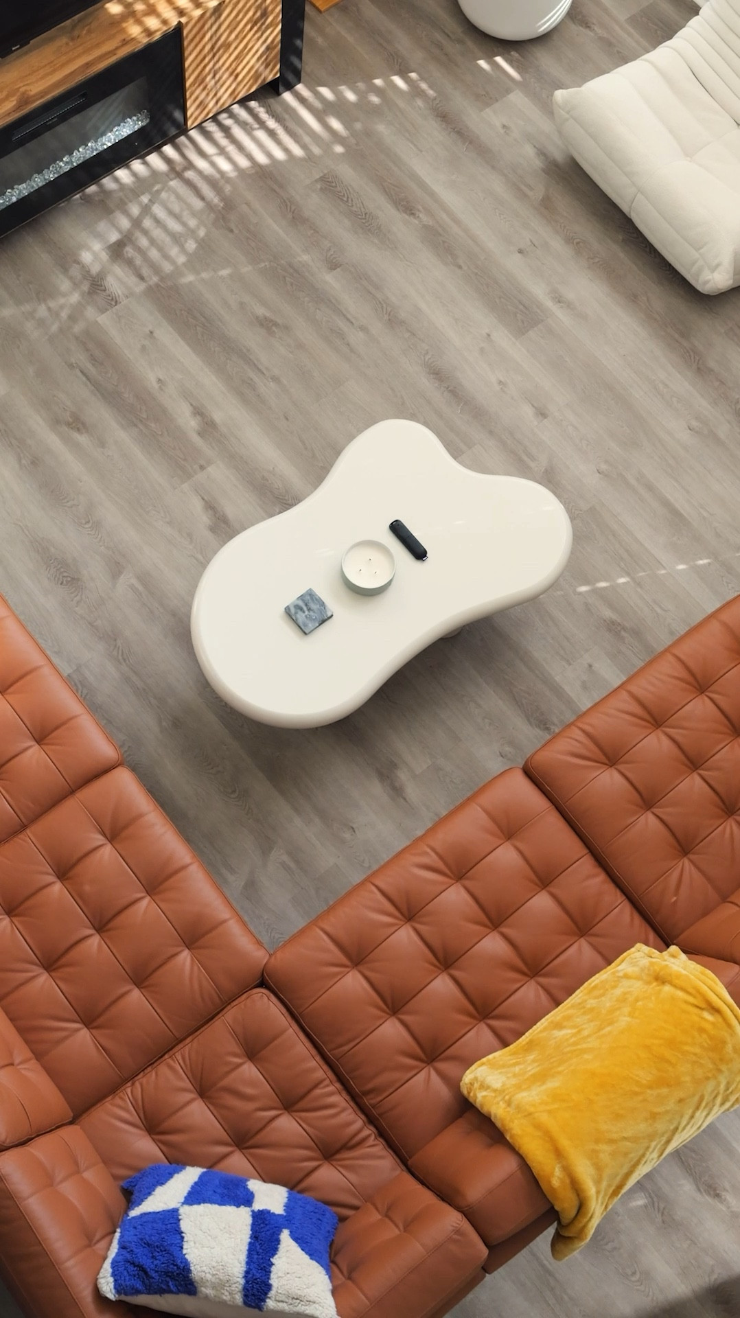 Adding this Cloud Coffee Table to my living room today.  ☁️ The cardboard box from our sofa did its job but it was finally time for the real thing. 😂

I think it contrasts with the sofa beautifully and helps brighten up the room a bit. Now matching the Togo chair and the throw pillows.

For reference, I got the 47” in the color White 👍🏼

#LTKHome #LTKSaleAlert