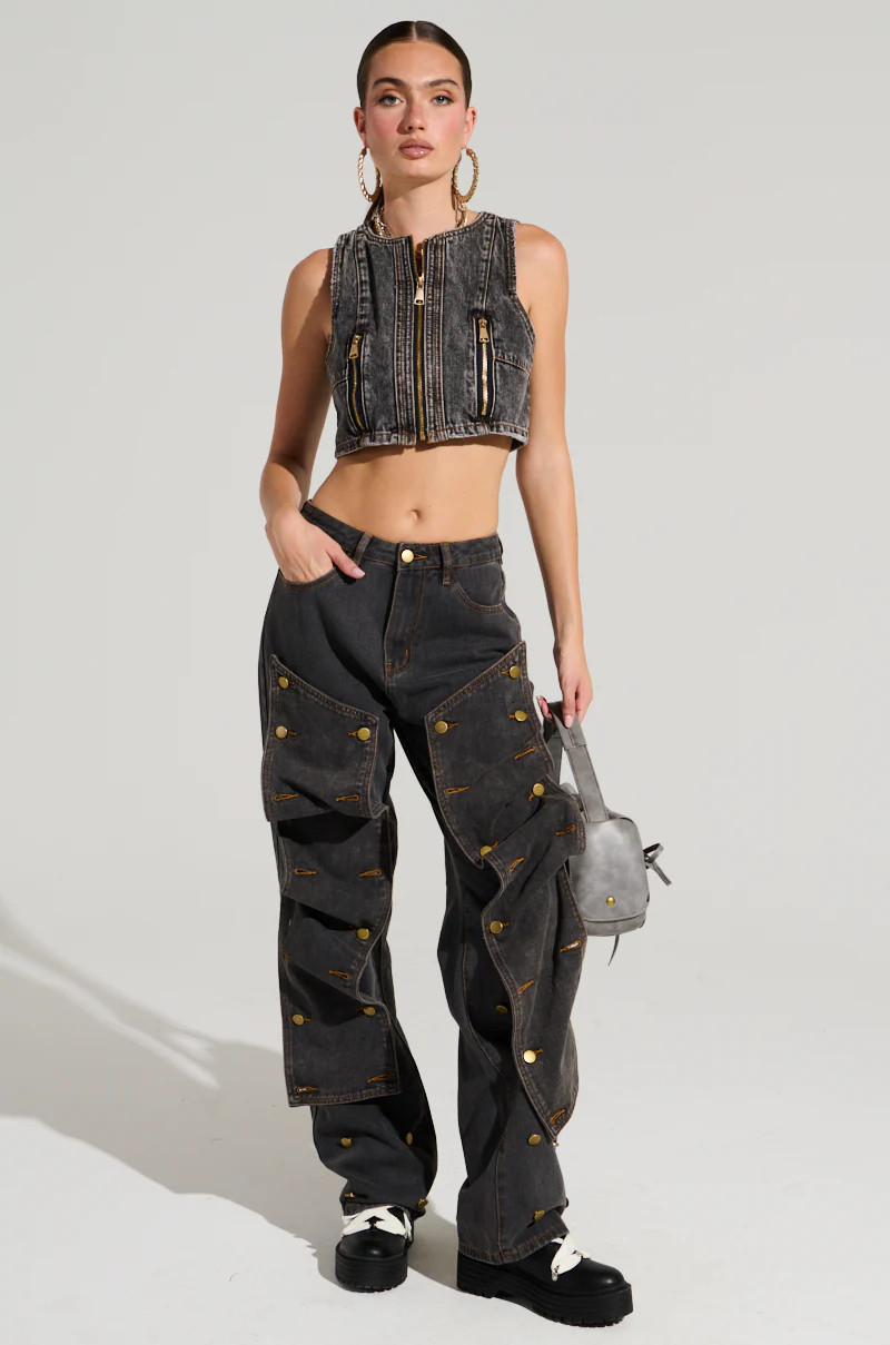 UNBUTTON ME DENIM JEANS | AKIRA