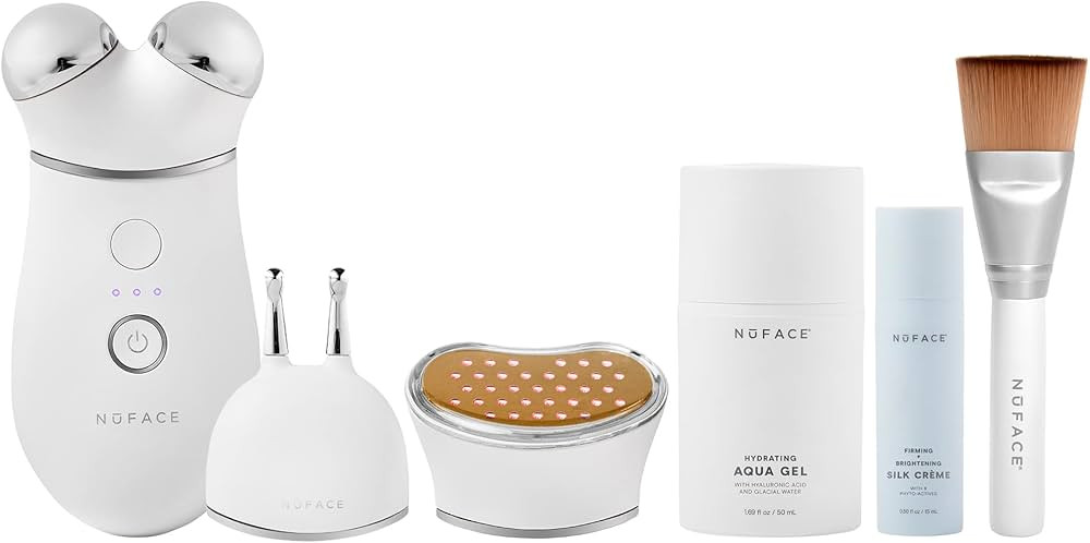 NuFACE Trinity+ Complete – Microcurrent Facial Toning Device with Aqua Gel Activator 1.69 Fl Oz... | Amazon (US)