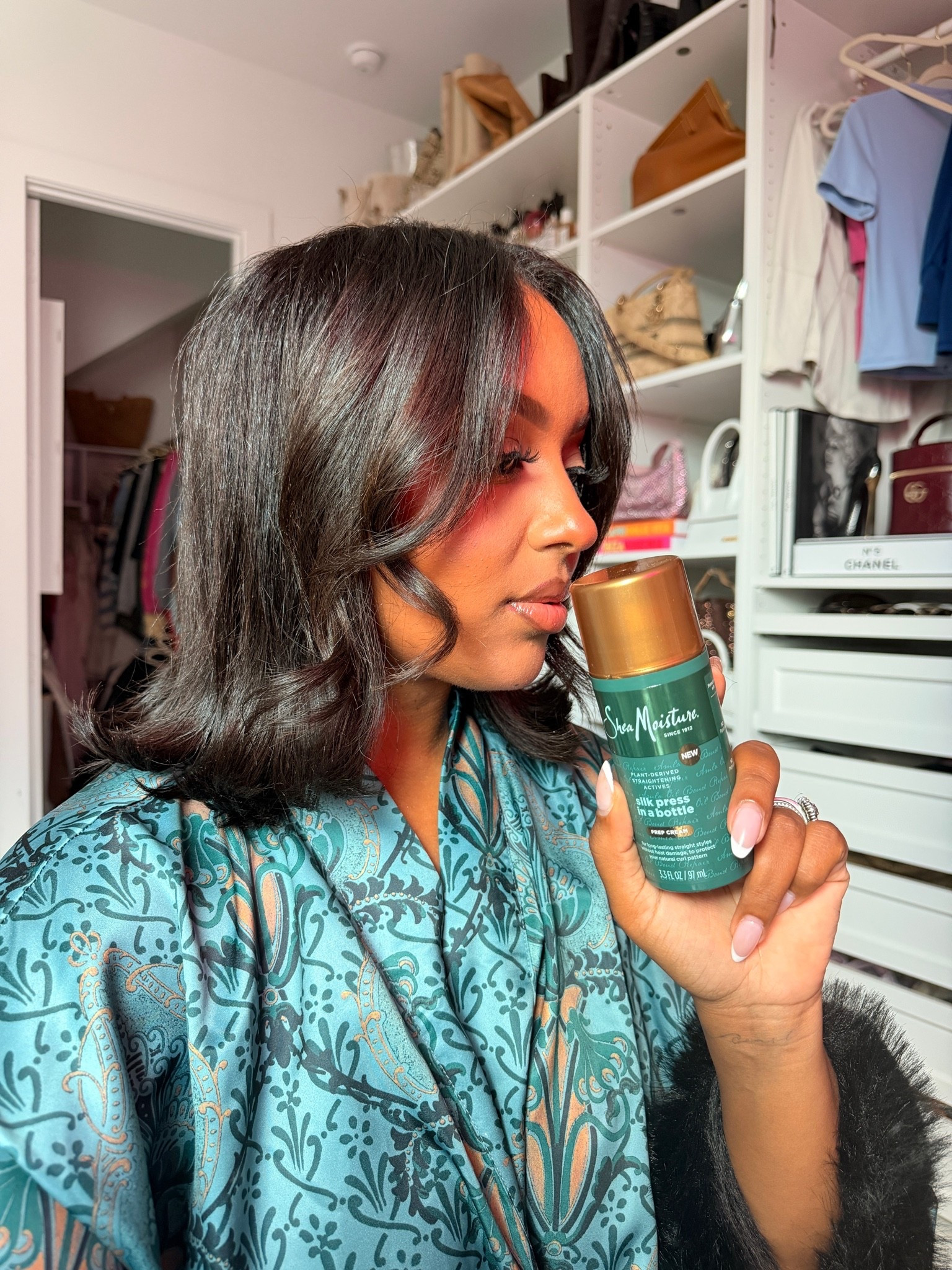 Had to try the new silk press in a bottle! So far so good! 💕

#LTKgrwm #LTKBeauty #LTKootd