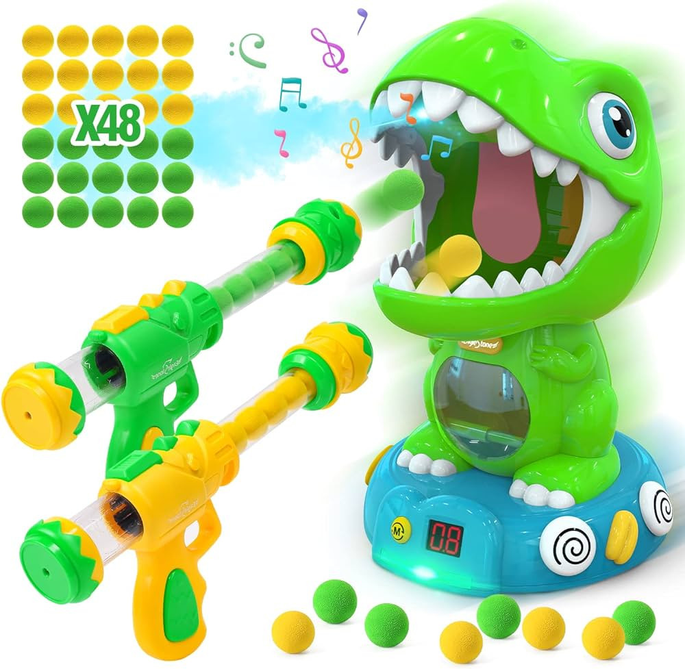 EagleStone Movable Dinosaur Shooting Toys for Kids 5-7 with Spraying, Electronic Target Game Toy ... | Amazon (US)