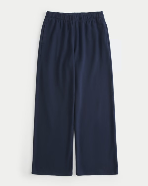 Women's Fleece Wide-Leg Pants | Women's Sweatshirts & Sweatpants | HollisterCo.com | Hollister (US)