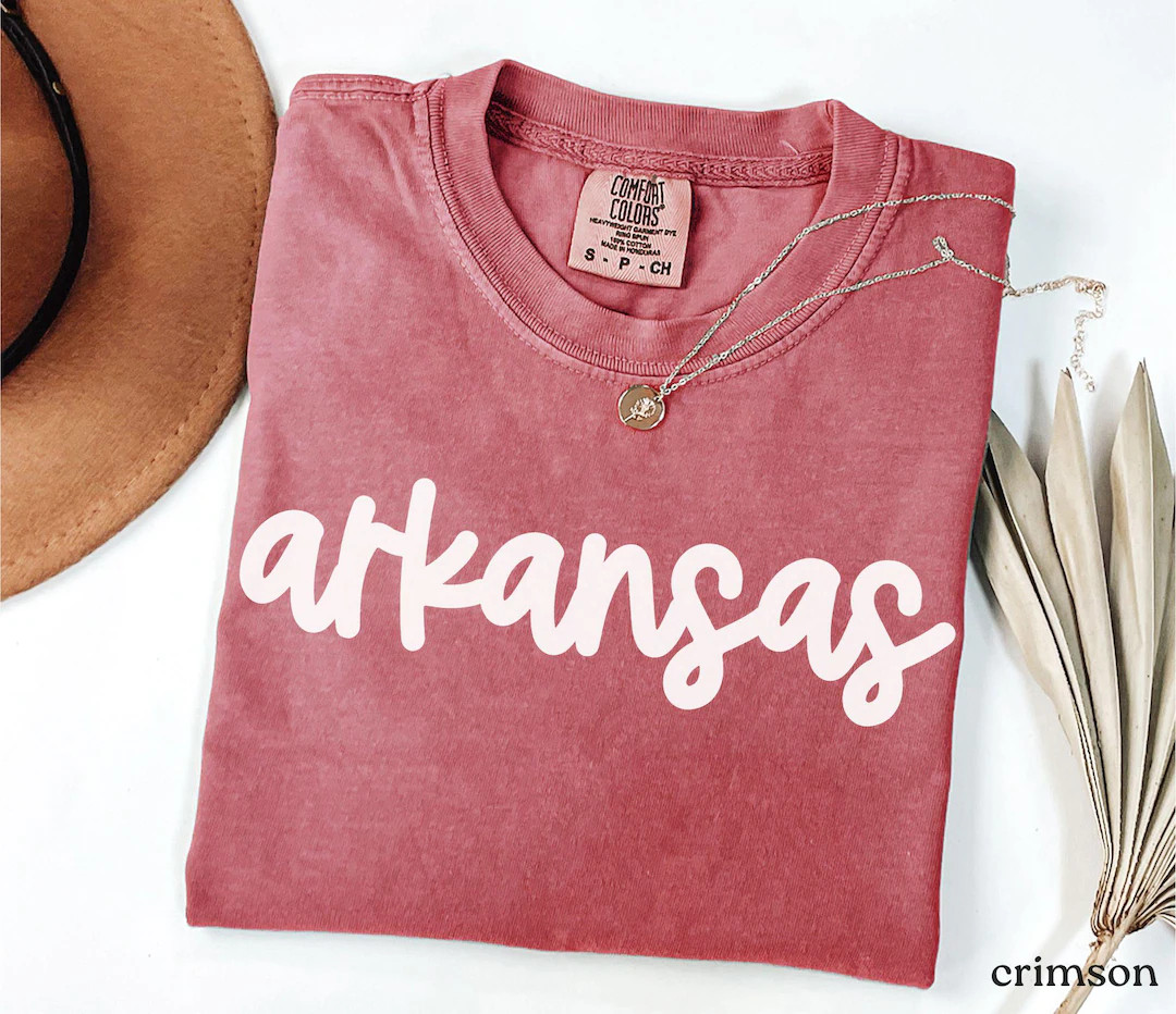 Arkansas Comfort Colors Shirt, Arkansas Football, Arkansas Game Day, Arkansas Travel, Arkansas Sh... | Etsy (US)