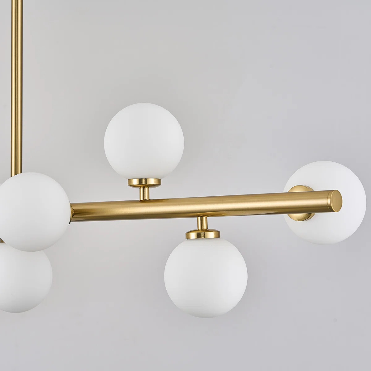 Faustena 9 - Light Dimmable Sputnik Modern Linear Chandelier | Wayfair North America