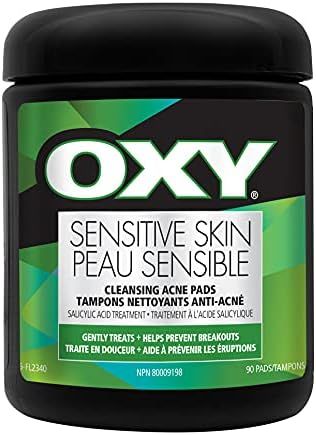 Oxy Clarifying Acne Cleansing Pads, For Sensitive Skin, 90ct | Amazon (CA)