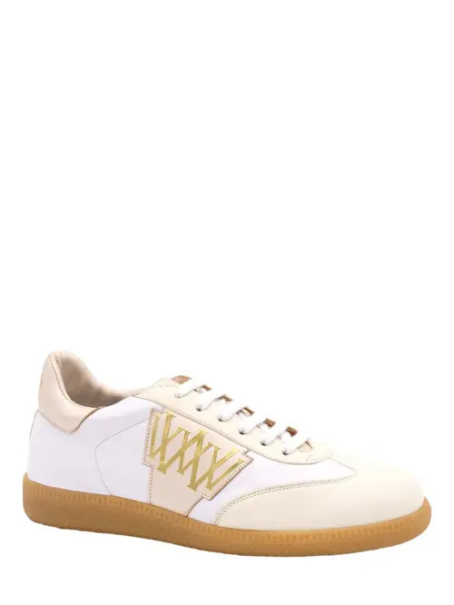 Valentina Rangoni Valetta Italian Suede Sneakers for Women - Stylish and Comfortable Footwear in Beige/wht at Nordstrom, Size 9.5 | Nordstrom