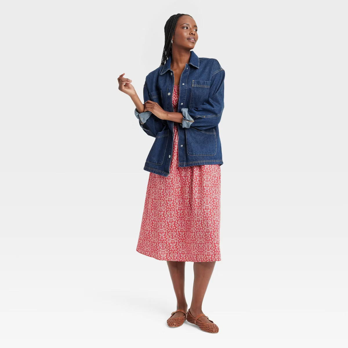 Women's Denim Chore Coat - Universal Thread™ | Target