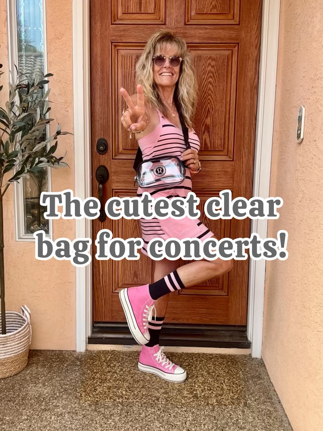 ✨The perfect concert crossbody bag✨

This clear Lululemon crossbody bag is so cute! It’s just the right size! It also comes in cream. You could also use it for an everyday bag too.

I’m wearing it with my Free People lookalike romper dress (size S) and my Converse lookalike sneakers (run tts).

LTK style tips, LTK fashion, LTK sale alert, LTK fit, LTK over 60, micro influencer, style influencer, wfh wardrobe, affordable fashion, sales & splurges, summer 2024, summertime fashion, ways to style, outfit ideas, outfit inspiration, everyday outfit, ootd, casual outfits, casual style, daily looks, over 60, over 60 fashion, over 60 style, ageless style, fun fashion, comfy style, glamma, instafashion, summer fashion, summer style, summer outfit, vacation outfit, resort wear, travel outfit, fun summer fashion, wear what you love, Amazon finds, Free People lookalike, Free People dupe, striped socks, Converse lookalike sneakers, Lululemon crossbody bag, clear concert bag, fun jewelry, fun watch bands

#LTKFindsUnder50 #LTKItBag #LTKSaleAlert