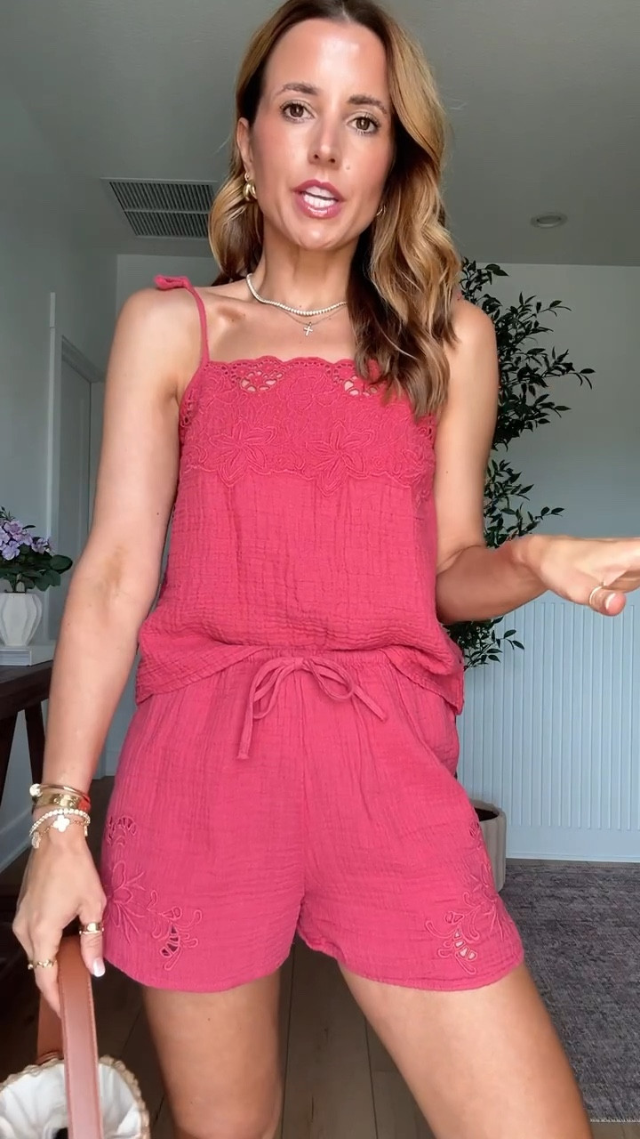 New Target arrivals for spring and summer! Vacation outfits. Matching sets. Resort outfits. Resort wear. Beach vacation. Tropical vacation. Wearing XS in both. 


#LTKTravel #LTKSwim #LTKootd