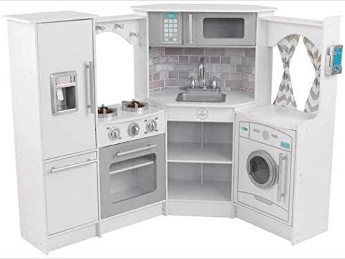 KidKraft Ultimate Corner Play Kitchen Set - White (Amazon Exclusive) | Amazon (US)