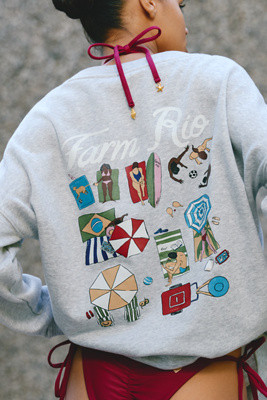 Farm Rio x Antropologie Grapic Sweatshirt | Anthropologie (US)