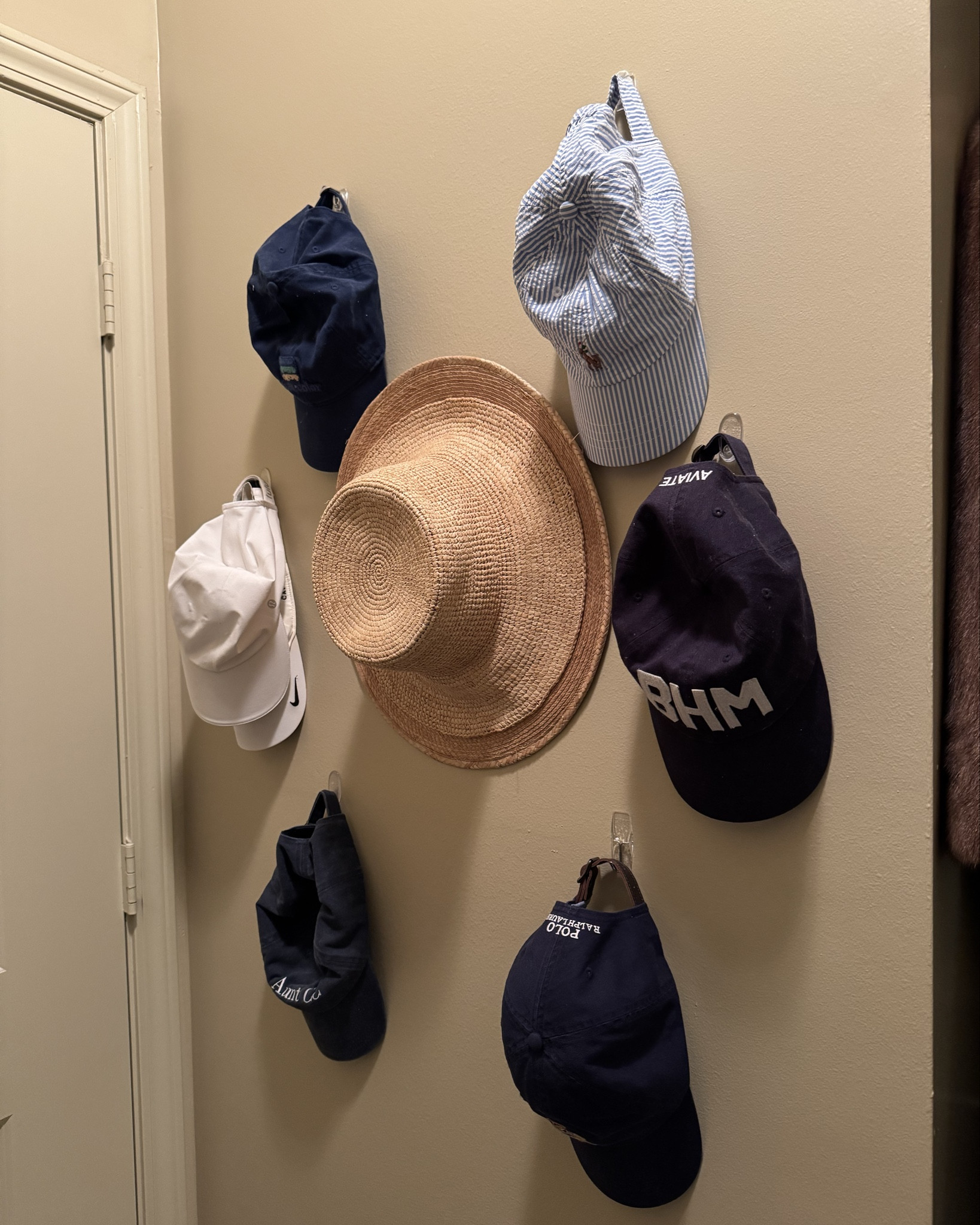 Favorite way to display/organize my hats on my wall! 

#LTKU #LTKHome #LTKootd