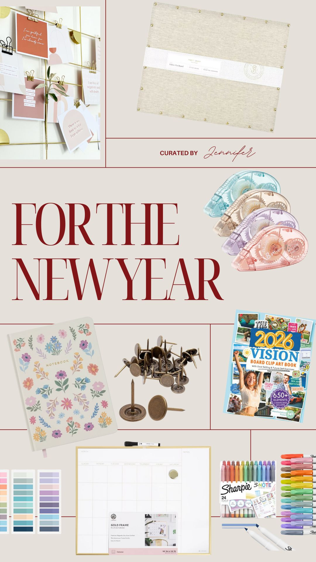 for the new year

vision board, manifesting,  

 #LTKGiftGuide #LTKFindsUnder50 #LTKFindsUnder100