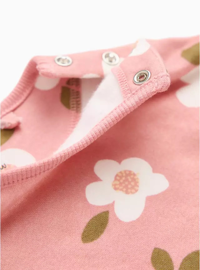 Pink & Cream Floral Print Knitted Jumper & Leggings Set 2-3 years | Tu Clothing