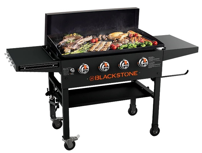 Blackstone 36" Griddle Cooking Station with Hard Cover & Side Shelves - Walmart.com | Walmart (US)