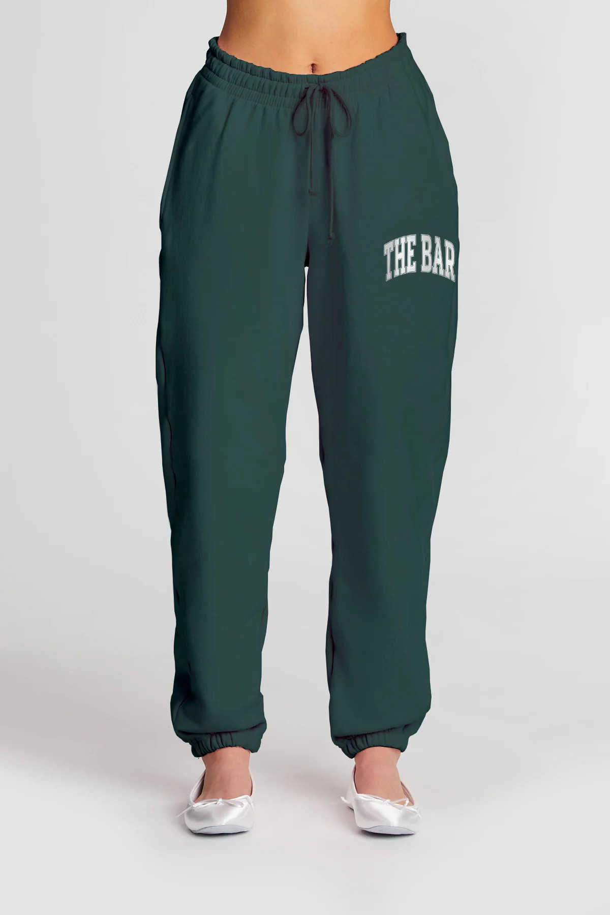 VARSITY SWEATPANTS HUNTER/WHITE | The Bar
