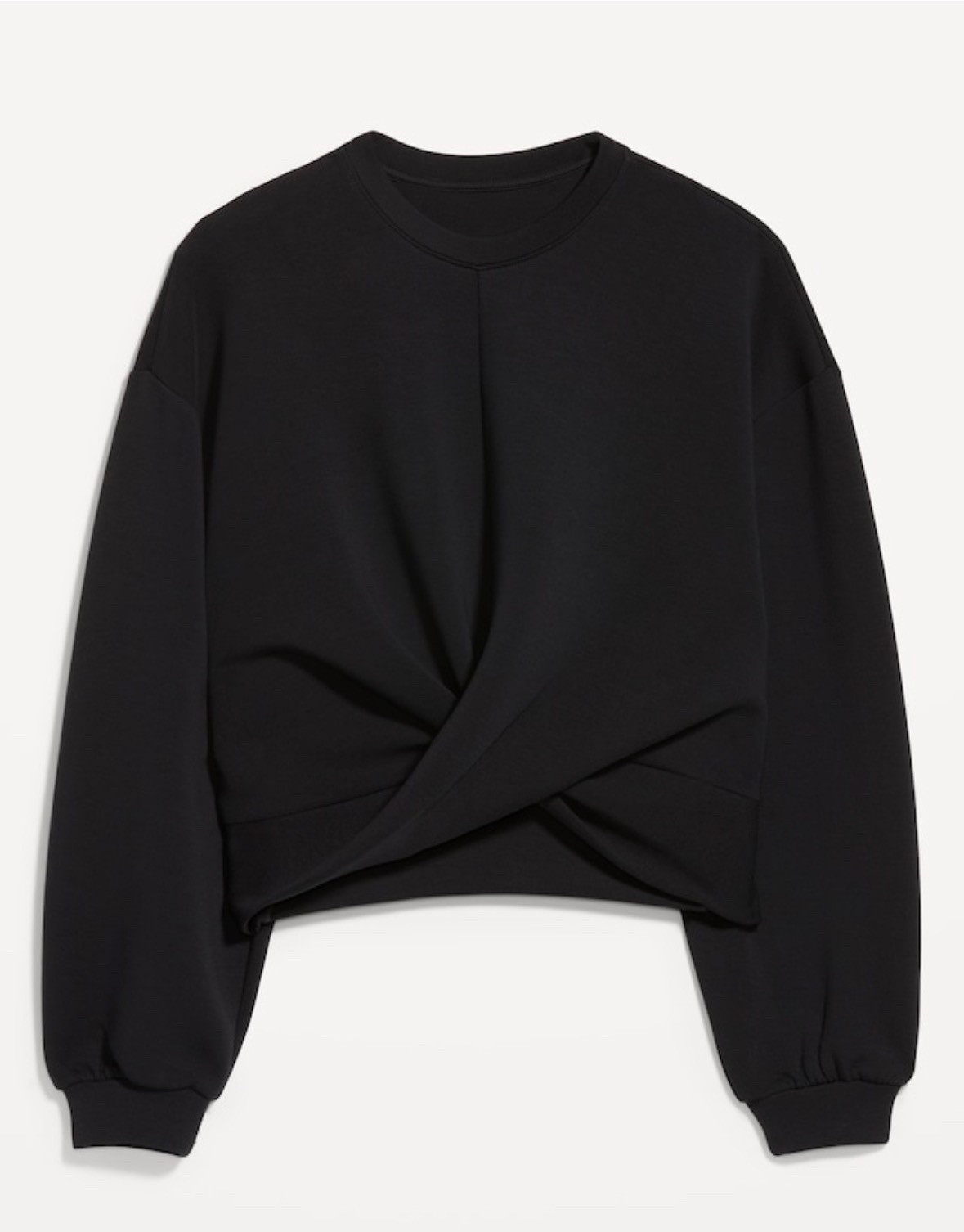 Old Navy Bounce fleece twist front top. On sale  

#LTKSaleAlert #LTKActive #LTKFindsUnder50