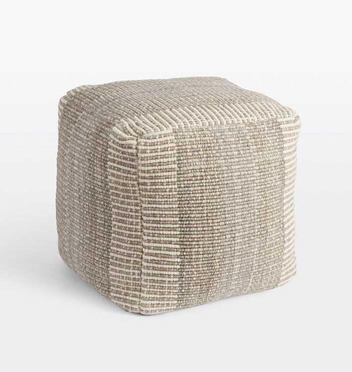 Kaia Corded Pouf | Rejuvenation