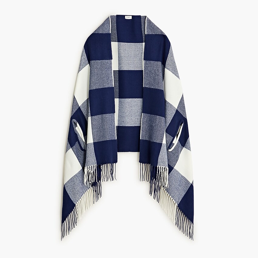 Plaid cape-scarf | J.Crew Factory