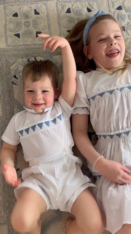 The sweetest sibling matching smocked Easter or spring outfits from Feltman Brothers 

#LTKkids #LTKfamily #LTKbaby