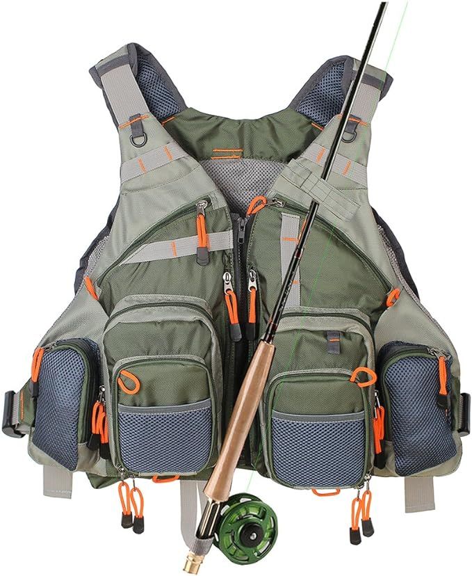 Fly Fishing Vest Pack Adjustable for Men and Women | Amazon (US)